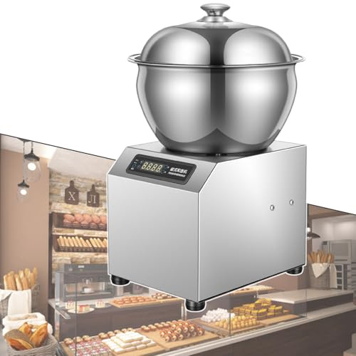 Impastatrice, macchina per impasto commerciale da 1800 W, impastatrice per pane con supporto da 5/8 kg (11/18 libbre), doppia rotazione per pizzeria e panetteria, 5 kg - 110 V