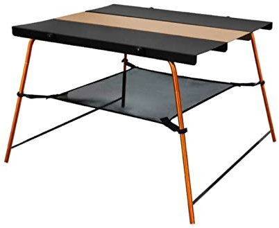 GSZCCZS Tavolo da campo in alluminio campeggio tavolo pieghevole portatile tavolo da picnic leggero tavoli da esterno per esterni tavoli da viaggio a scomparsa (colore: BL