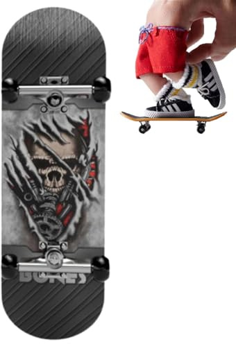 Generisch Fingerboard Ahornholz - Griffbrett-Skateboard, Legierungslager Kugellagerräder -Modell, Kinder Mini Finger Skateboard Neuartiges Spielzeug, Tragbares Mini-Design