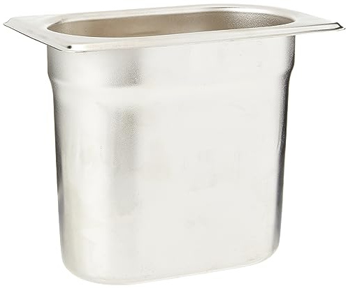 Contenitore per alimenti in acciaio inox 1/9, vaschetta, 150 mm di profondità, 1 litro