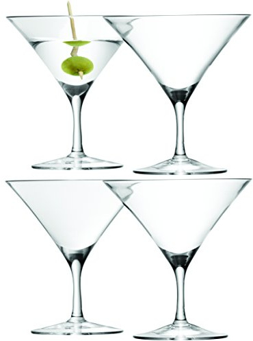 LSA International Bar Martiniglas 180ml Klar x 4