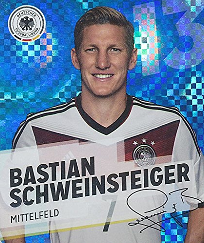 Carte pailletée / REWE DFB Coupe du monde 2014 Bastian Schweinsteiger N° 13/34