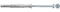 fischer Tacos prolongados SXRL 8 x 160 FUS (50 uds. por Paquete) con Tornillo, 540134, Acero galvanizado, 8x160