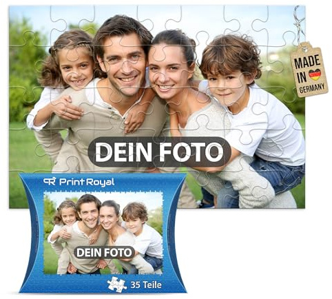Foto-Puzzle 24-2000 Teile/inkl. Verpackung/mit eigenem Bild Bedrucken Lassen - 35 Teile, Kartonverpackung