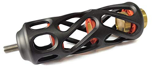 SHARROW Bogenschießen Bogen Stabilisator 5 Zoll Stoßdämpfer Aluminium Bogenstabilisator Dämpfung Schalldämpfer Vibrationen Dämpfer für Compound Bogen Zubehör