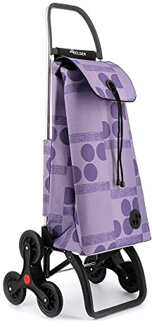 Carro Rolser I-MAX Logos 6 Ruedas Sube Escaleras - Malva