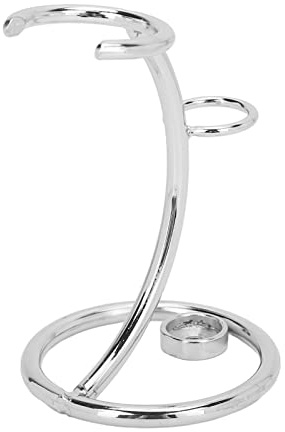 Yosoo Health Gear Support rasoir/blaireau inox, argent, moderne