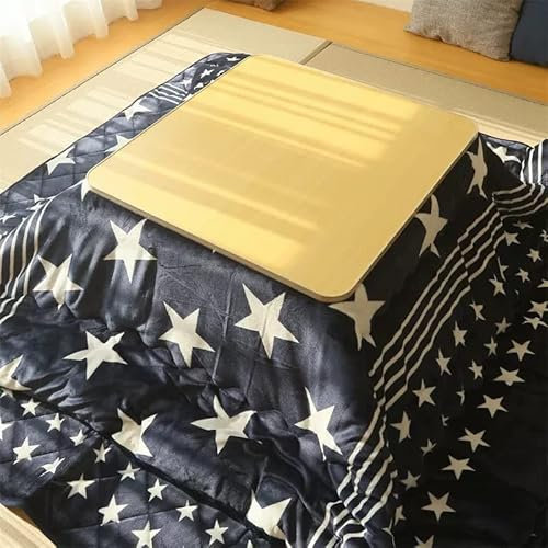 MNSSRN Tavolo da Forno Giapponese, Tavolo da Riscaldamento Tatami, tavolino scaldabagno, Biancheria da Letto futon, Tavolo in Legno,D