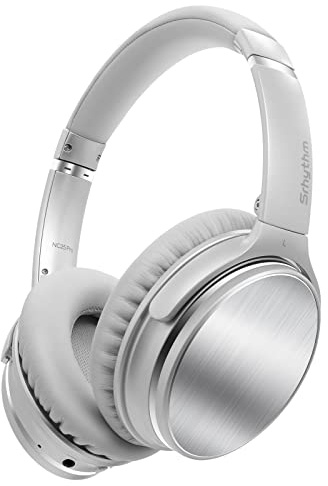 Srhythm NiceComfort 25 Pro Active Noise Cancelling Kopfhörer, Kabellos, Bluetooth V5.3, Headset mit Spielemodus