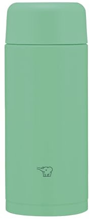 Zojirushi Mahobin SM-MS25-GM Stainless Steel Water Bottle, 250ml, Dishwasher Safe, Seamless Tray, Only 2 Cleaning Points, Mint Green