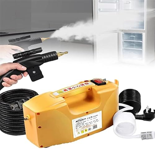 Jrcfnss Limpiador de Vapor Profesional de 3000 W, máquina de Limpieza a Vapor de Alta Temperatura portátil, máquina de Limpieza de Alta presión para el hogar, Cocina, Muebles, Coche