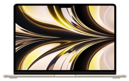 2022 Apple MacBook Air con Apple M2 Chip con 10-core GPU (13-pollici, 8GB RAM, 1TB SSD) (QWERTY English) Mezzanotte (Ricondizionato)