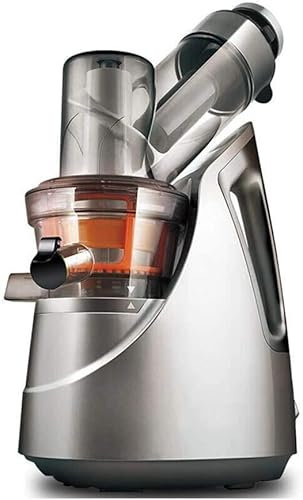 HCZKIUJY Estrattore di Succo Lento Ship Slow Juicer, estrattore di succhi a Freddo a masticazione, Facile da Pulire, Funzione inversa, con Spazzola e Ricette,