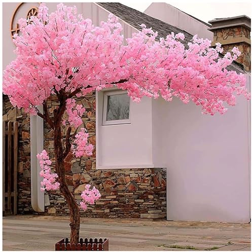 181x151cm,Artificial Flower Pink Cherry Blossom Tree Handmade Flowers for Home Wedding Party Garden Office Christmas Decoration Tree