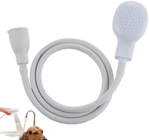Pommeau De Douche | Douchette En Plastique Avec Raccord | Douchette Multifonction Pour Animal Domestique | Douchettes Lavabo Avec Tuyau Flexible | Pour Bain De Bébé, Animaux Domestiques