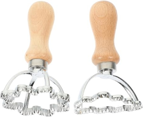 DECORNIJIA Cortadores de Galletas Navideños de Aleación de Zinc 2 Piezas Formas de Copo de Nieve y Árbol de Navidad Cortador Multifuncional para Masa de Raviolis y Empanadillas Accesorio