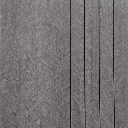 6Roll Dark Grey Peel and Stick Wall Panels 3D Self Adhesive Wall Panels Wood Slat Effect Panelling Wallpaper for Living Room Bedroom, 3mm Thick Sound Insulation, Three-Dimensional Lines, 300x40CM