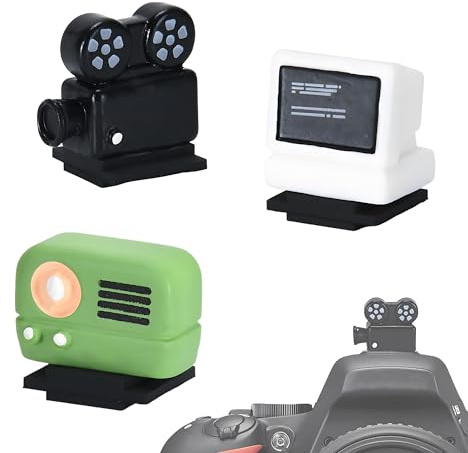 CHENNAN 3 piezas Protector para Zapata Caliente para Camaras Tapa portátil para zapata de flash para equipo fotográfico Hot Shoe Cover para cámaras Para Nikon, Canon, Fujifilm, Sony, etc. (Estilo 1)