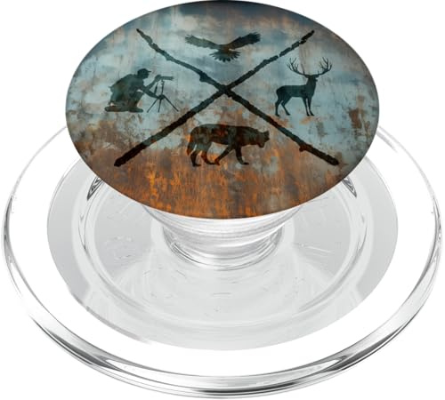 Photography Camera Wildlife-Photographer Nature-Photographer PopSockets PopGrip for MagSafe