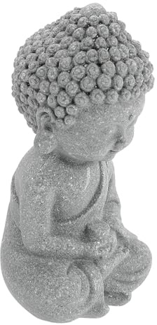 SWOOMEY Kleine Buddha Figur Aquarium Dekoration aus Synthetischem Harz Fischbecken Ornament für Vielseitige Raumgestaltung Asiatische Gartendeko für Aquarien