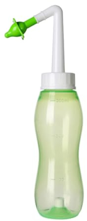 HONITANO Nasenspülflasche 300ml aus Pe für Erwachsene und Nasenreinigerflasche Grün Einfach und Bequem zu Benutzen Nasenspülsystem bei Erkältung und Allergie