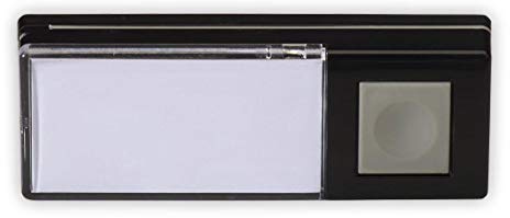 HEIDEMANN Funksender HX, zur Erweiterung, Funkklingel aussen wasserdicht, Haustürklingel schwarz