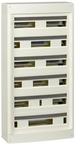 PRAGMA - COFFRET EN SAILLIE 6 RANG.24 MODULES - 160A - SANS PORTE - BLANC