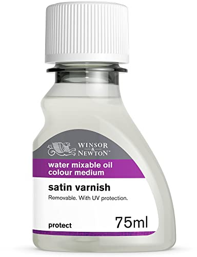 Winsor & Newton 2621727 Artisan Öl - Firnis für wassermischbare Ölfarben - Satin Firnis, 75ml Flasche