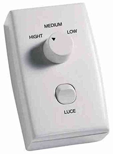 KIT A MURO PARETE UNIVERSALE LUCE VELOCITA' VENTILATORE SOFFITTO CFG EV035
