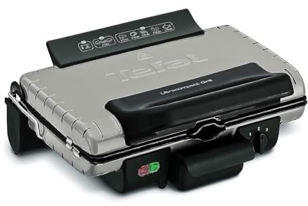 Tefal Ultracompact Barbecue Grill 600, Silver - Gc302b28