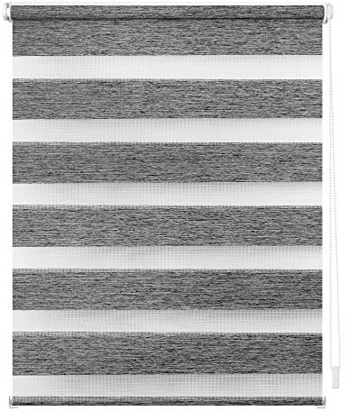 Lichtblick Doppelrollo Klemmfix ohne Bohren, Go-Green, Global Recyceld Standard, Blickdicht, Klemmträger-Montage, Sichtschutz, Wandmongtage, Deckenmontage, Nachhaltig 70 cm x 150 cm (B x L)