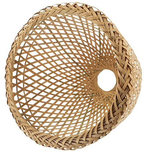 BESPORTBLE abat-jour en bambou led chambre lustres lampadaire rotin ventilateurs de plafond petit abat-jour cache-plafonniers abat-jour décoratif Bohême Applique décorations Accessoires osier