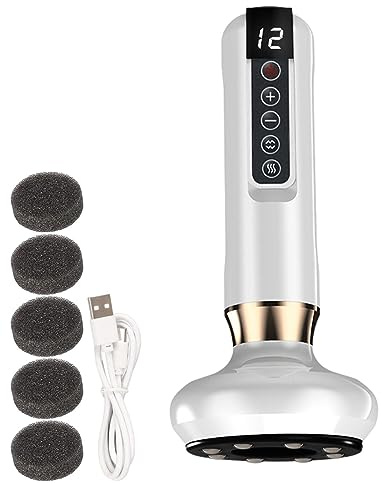 Elektrisches Theerapie-Set, Schröpf-Theerapy-Gerät mit Typ-C-Ladeanschluss, tragbares intelligentes Theerapie-Massagegerät, innovatives Design, elektrisches Vakuum-Sha-Werkzeug, keine Schnüre