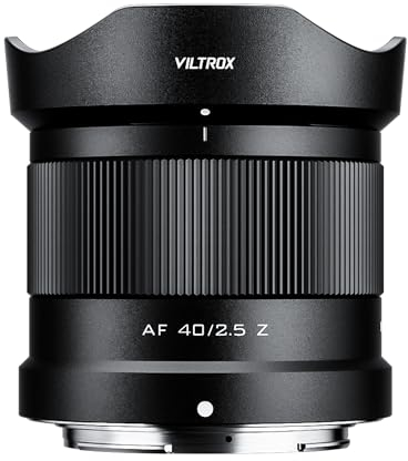 VILTROX 40mm F2.5 Z Mount Lens, AF 40mm f/2.5 Z Full Frame Lens for Nikon Z Mount Zf Z7II Z6II Z8 Z9 Z5 Z30 Z50