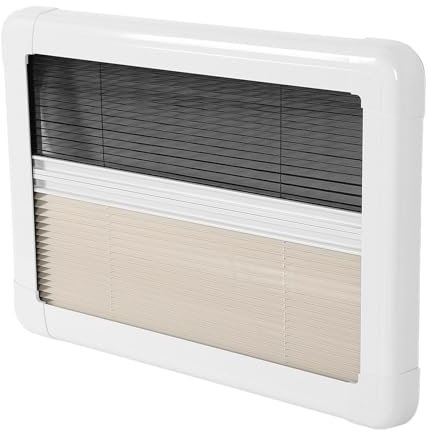 Bnineteenteam Store plissé pour Remorque de Camping-Car, Fenêtre Intérieure Plissée pour Camping-Car, 71, 1 X 50, 8 Cm, Fonctionnement Pratique, Store plissé pour Remorque