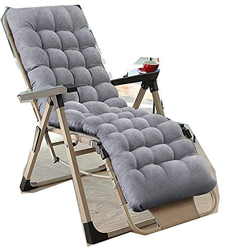 LFNXOVXF Schwerelosigkeits-Sonnenliegen, Loungesessel für draußen, Freizeitstuhl für den Balkon, Klappbarer Siesta-Freizeitstuhl für Erwachsene, Gartenmöbel für draußen, Khaki +