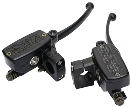 CKGRHJSA Bremskupplungshebel 25mm Motorrad Hauptbremszylinder Kupplungshebel Für Suzuki Für Intruder 800 1500 Motorrad Bremshebel Motorrad Bremse Kupplungshebel(Zwart)