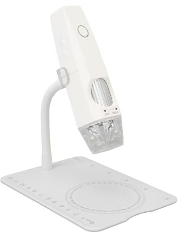 Drahtloses Digitales Mikroskop 50-1000x Typ C, 8 LED-Leuchten 2MP 1080P HD Hand Mikroskop für die Reparatur von Haut Beobachtungs Platinen, für IOS,Win OS X