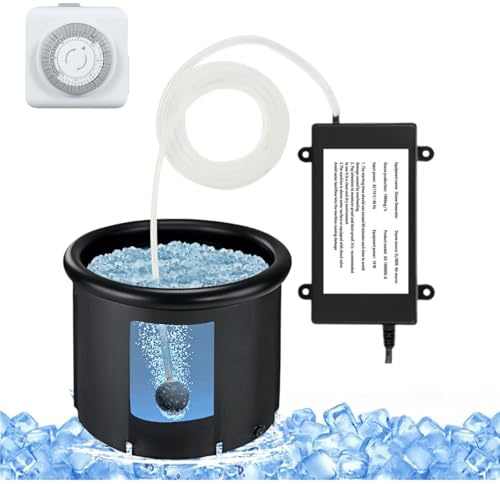 Ozone Generator for Cold Plunge Tub, 1000mg/H Ozone Generator Water Keep Ice Bath Cold Plunge Tub or Spa Tub Clean, Ice Bath Cold Plunge Accessories