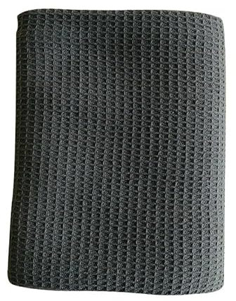 Stoffservietten,Servietten Baumwoll-Geschirrtuch, Stoff, Tischservietten, gewebt, saugfähig, rosa, grau, weiß, for die Küche(Dark Grey)