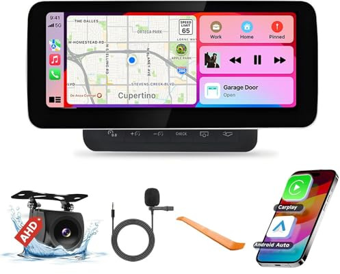 10.25 Octa Core 8G+128G pour Audi Q7 2010-2015 Voiture CarPlay Android Auto Navigation Android Stéréo GPS Écran Tactile Headunit Radio Display IPS Tablet Lecteur multimédia