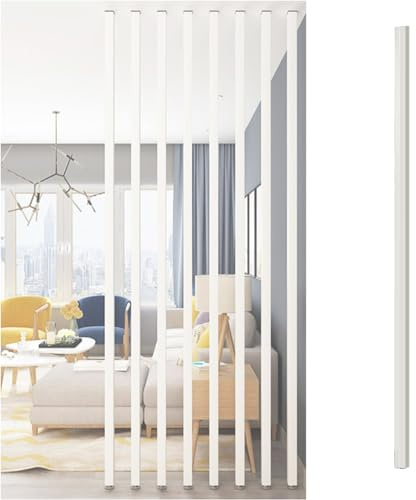 1 colonne divisori da pavimento a soffitto, con griglie decorative a colonna regolabili in altezza, adatte per sale da tè, caffè e hotel
