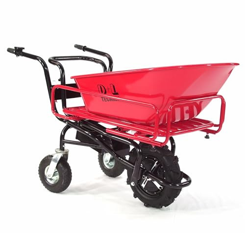 Elektrische Schubkarre 200kg Motorschubkarre Li-Ion Akku 18,5V Schubkarre Elektro Dumper 55963 AWZ