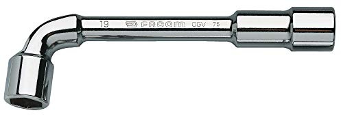 Clés à pipe débouchées forgées 6 pans métriques - FACOM - 75.12 | Clé à pipe débouchée OGV 6 pans x 6 pans Facom - Dimensions 12 mm