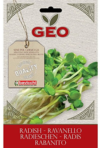 Geo Graine à Germer Radis Brun 12,7 x 0,7 x 20 cm