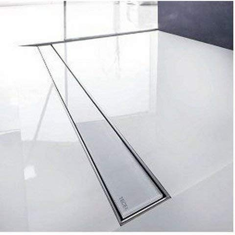 Glasabdeckung TECEdrainline für gerade Duschrinnen, 6008, 800mm, Farbe: Glas Schwarz - 600892