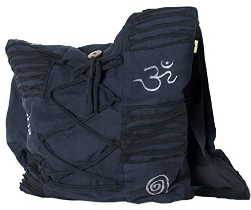 Vishes Stonewash yogaväska av bomull med broderier