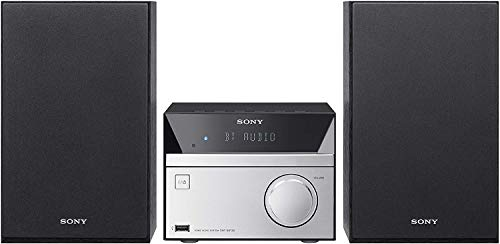 Sony CMT-SBT20 Compact Hi-Fi System with CD Bluetooth NFC - Black/Silver