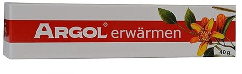 Erwärmende Argol Salbe, 40g, rein pflanzlich, 9 ätherische Öle, Durchblutung, Muskelerwärmung, strapazierte Gelenke, Rücken, kalte Hände, Füße, gel, pflaster, für Einreibung