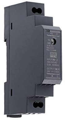 ? 24Vdc 0,63A 15,2 Watt, Mean Well HDR-15-24 DIN-Rail LED Hutschienen Netzteil